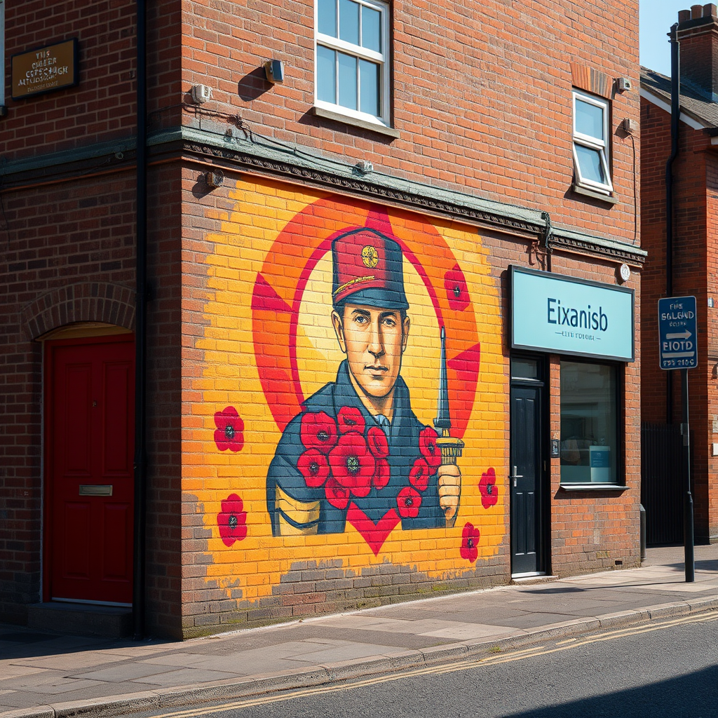 Stunning new mural to Nuneaton warrior is 'huge reminder of -hearts he touched